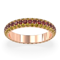 Fully Studded Eternity Vartula Band