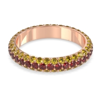 Fully Studded Eternity Vartula Band