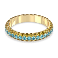 Fully Studded Eternity Vartula Band