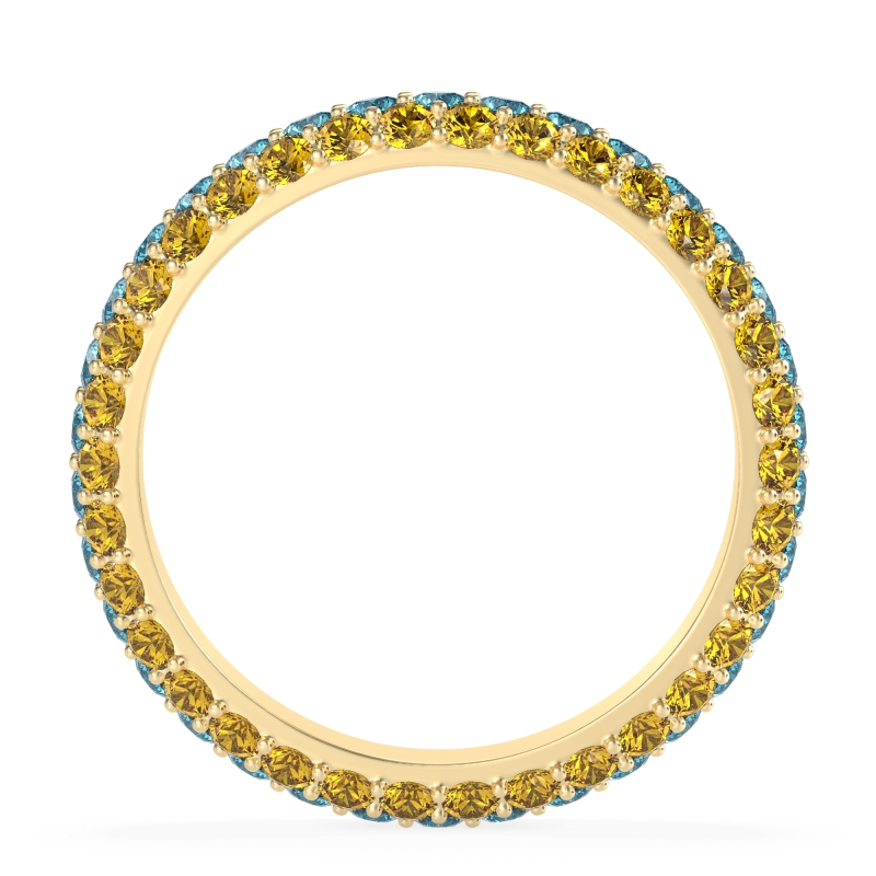 Fully Studded Eternity Vartula Band