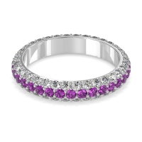 Fully Studded Eternity Vartula Band