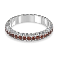 Fully Studded Eternity Vartula Band