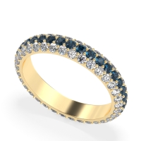 Fully Studded Eternity Vartula Band