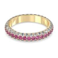 Fully Studded Eternity Vartula Band