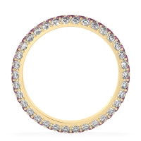 Fully Studded Eternity Vartula Band