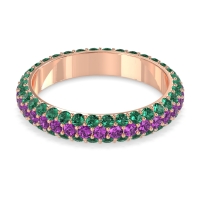 Fully Studded Eternity Vartula Band