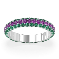 Fully Studded Eternity Vartula Band