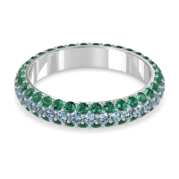 Fully Studded Eternity Vartula Band