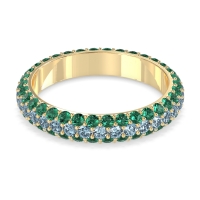 Fully Studded Eternity Vartula Band