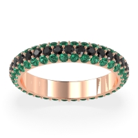 Fully Studded Eternity Vartula Band