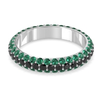 Fully Studded Eternity Vartula Band