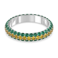 Fully Studded Eternity Vartula Band