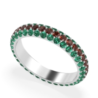 Fully Studded Eternity Vartula Band