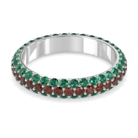 Fully Studded Eternity Vartula Band