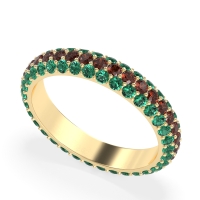 Fully Studded Eternity Vartula Band