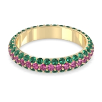 Fully Studded Eternity Vartula Band