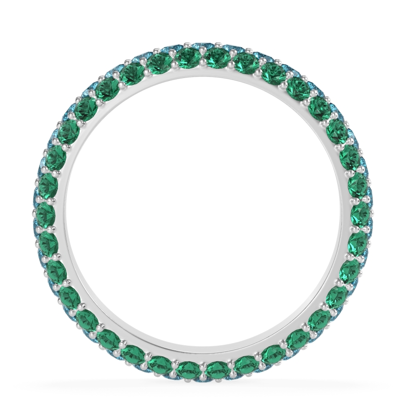 Fully Studded Eternity Vartula Band