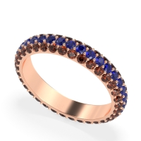 Fully Studded Eternity Vartula Band