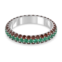 Fully Studded Eternity Vartula Band