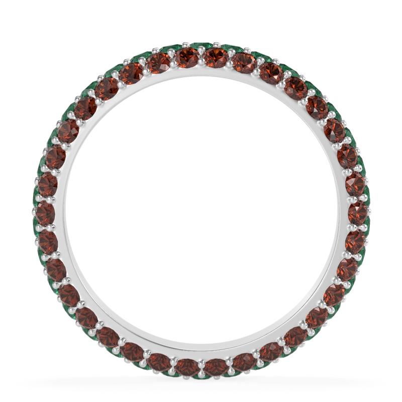 Fully Studded Eternity Vartula Band