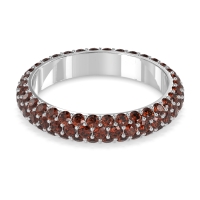 Fully Studded Eternity Vartula Band