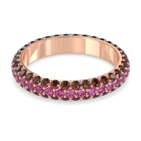 Fully Studded Eternity Vartula Band