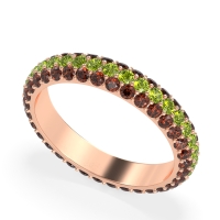 Fully Studded Eternity Vartula Band
