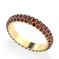 Fully Studded Eternity Vartula Band