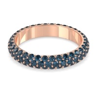 Fully Studded Eternity Vartula Band