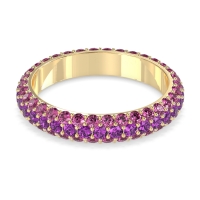 Fully Studded Eternity Vartula Band