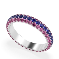 Fully Studded Eternity Vartula Band