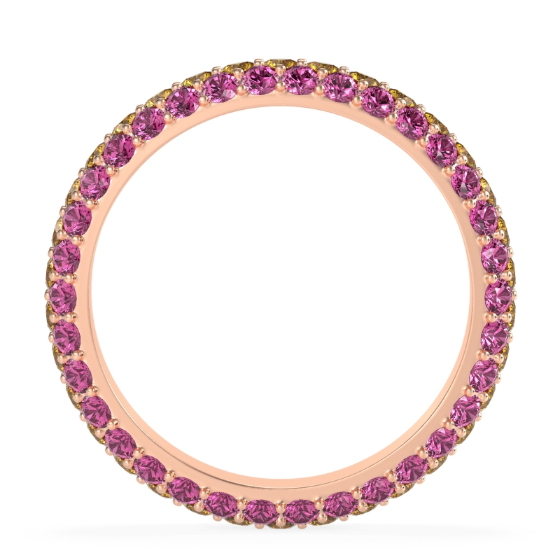 Fully Studded Eternity Vartula Band