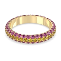 Fully Studded Eternity Vartula Band