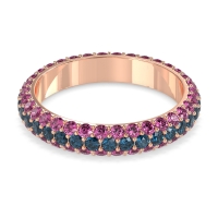 Fully Studded Eternity Vartula Band