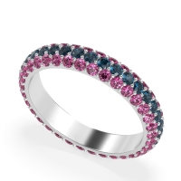 Fully Studded Eternity Vartula Band