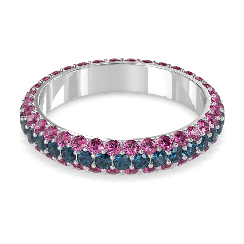 Fully Studded Eternity Vartula Band