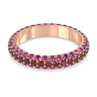 Fully Studded Eternity Vartula Band