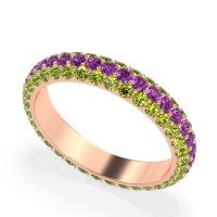 Fully Studded Eternity Vartula Band