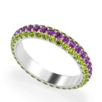 Fully Studded Eternity Vartula Band