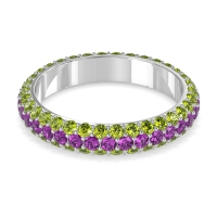 Fully Studded Eternity Vartula Band