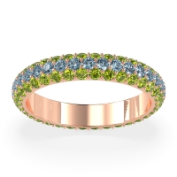 Fully Studded Eternity Vartula Band