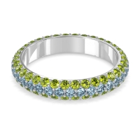 Fully Studded Eternity Vartula Band