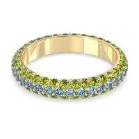 Fully Studded Eternity Vartula Band