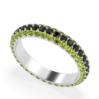 Fully Studded Eternity Vartula Band