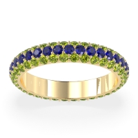 Fully Studded Eternity Vartula Band