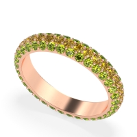 Fully Studded Eternity Vartula Band