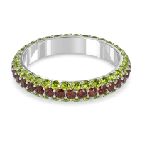 Fully Studded Eternity Vartula Band