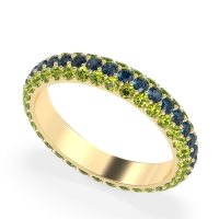 Fully Studded Eternity Vartula Band