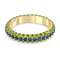 Fully Studded Eternity Vartula Band