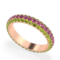 Fully Studded Eternity Vartula Band